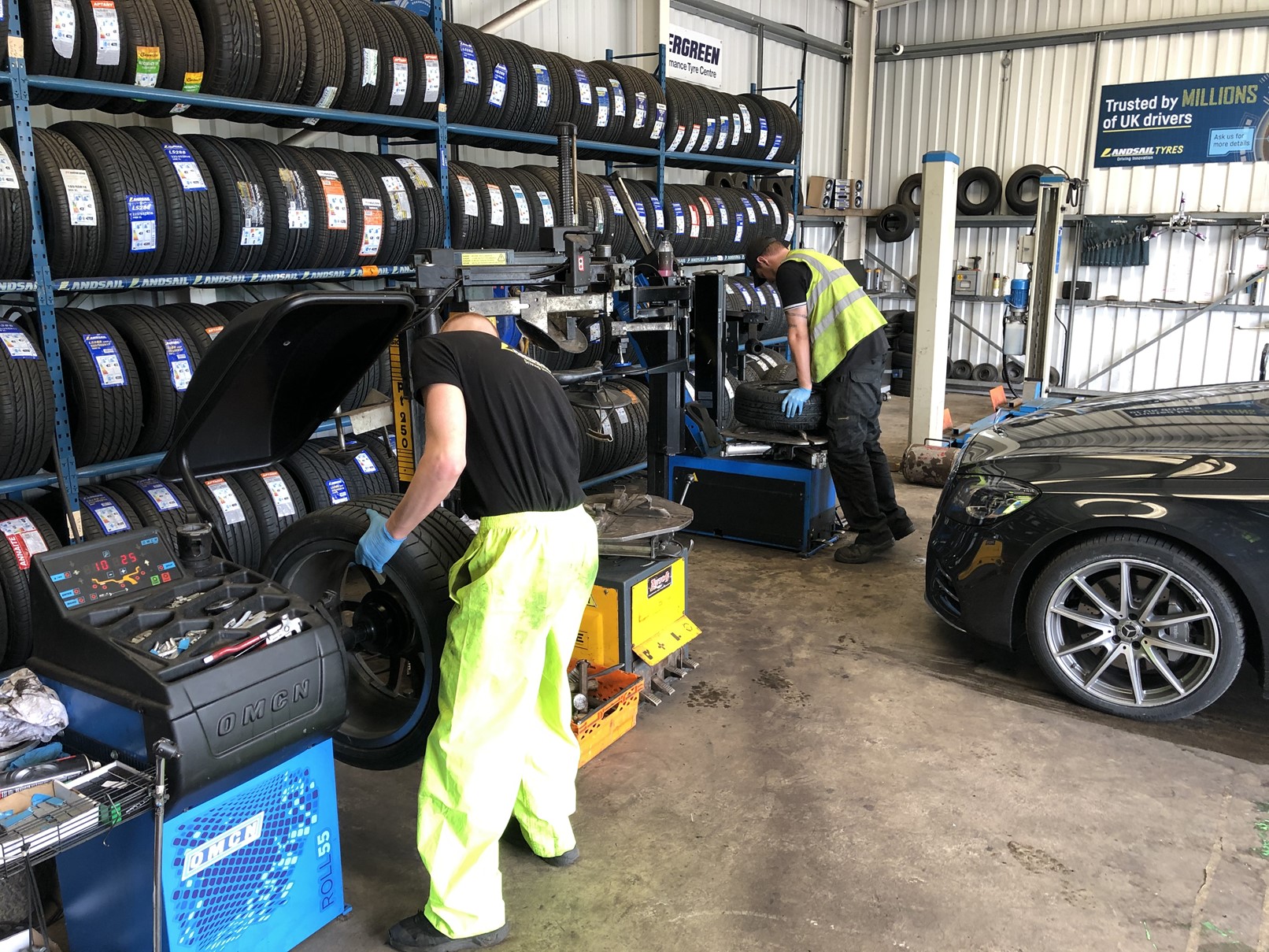 Tyre repairs & replacements